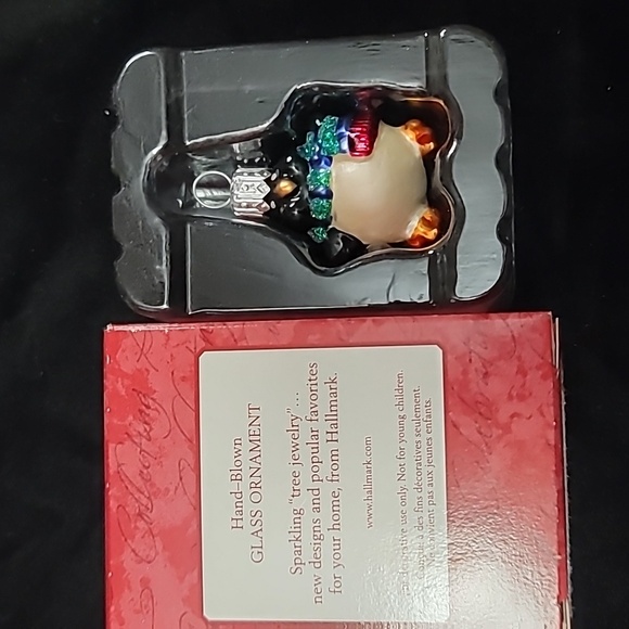 VINTAGE Hallmark Hand-Blown Glass Penguin Ornament 2000 Li'l Roly-Poly Penguin - Picture 3 of 10